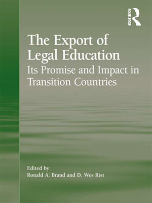 cover image of The Export of Legal Education